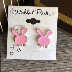 Cute Pink Bunny Earrings